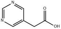 5-Pyrimidineacetic acid Structure
