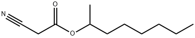  2-Octyl cyanoacetate Struktur