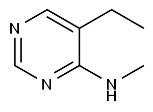 4-Pyrimidinamine, 5-ethyl-N-methyl- (9CI) Structure