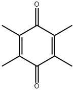 テトラメチル-1,4-ベンゾキノン 化学構造式