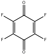 テトラフルオロ-1,4-ベンゾキノン 化学構造式