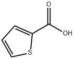 2-Thiophenecarboxylic acid Struktur