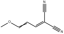 (3-methoxyallylidene)malononitrile Struktur