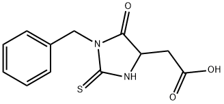 (1-BENZYL-5-OXO-2-THIOXO-IMIDAZOLIDIN-4-YL)-ACETIC ACID Struktur