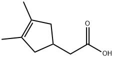 3-Cyclopentene-1-acetic acid, 3,4-dimethyl- (9CI) Struktur