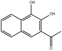 Ethanone, 1-(3,4-dihydroxy-2-naphthalenyl)- (9CI) Struktur