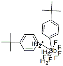 antimony: diphenyliodanium: hexafluoride Struktur