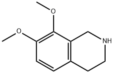 7,8-diMethoxy-1,2,3,4-tetrahydroisoquinoline 结构式