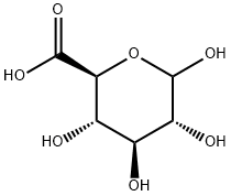 β-D-グルコピラヌロン酸 化学構造式