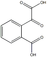 2-(o-カルボキシフェニル)グリオキシル酸 化学構造式