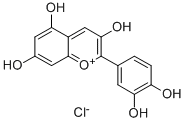 アントシアニジン 化学構造式