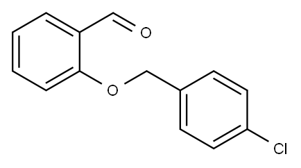 2-(4-氯苄基)氧基苯甲醛, 52803-59-5, 结构式