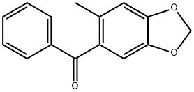 (6-メチル-1,3-ベンゾジオキソール-5-イル)フェニルケトン 化学構造式
