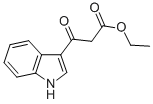 乙基-3-吲哚并基-乙酸酯, 52816-02-1, 结构式