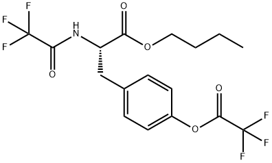 N,O-Bis(trifluoroacetyl)-L-tyrosine butyl ester Struktur