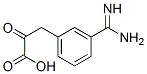 3-amidinophenylpyruvic acid Struktur