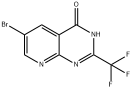 6-bromo-2-(trifluoromethyl)pyrido[2,3-d]pyrimidin-4(3H)-one Structure