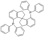 (S)-7,7'-双(二苯基磷酰)-1,1'-螺二氢茚 结构式