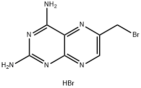 6-溴乙基-喋啶-2,4-二胺, 52853-40-4, 结构式