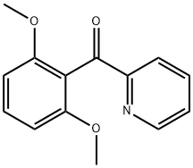 (2,6-二甲氧基苯基)(吡啶-2-基)甲酮, 52856-16-3, 结构式