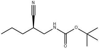 Carbamic acid, [(2R)-2-cyanopentyl]-, 1,1-dimethylethyl ester (9CI) Structure