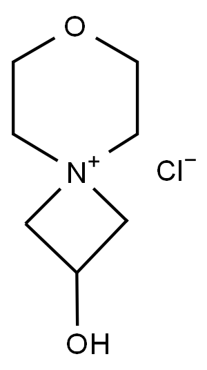 N-(b-Hydroxytrimethylen)morpholinium chloride Structure