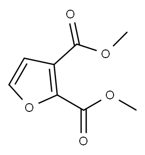 2,3-furandicarboxylic acid dimethyl ester Structure