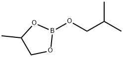 4-メチル-2-イソブチルオキシ-1,3,2-ジオキサボロラン 化学構造式