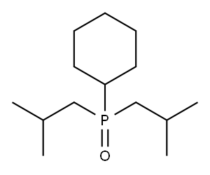 Cyclohexyldiisobutylphosphine oxide Structure