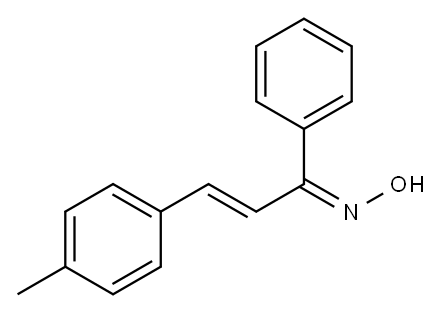 (1E,2Z)-3-(4-Methylphenyl)-1-phenyl-2-propen-1-one oxime Struktur