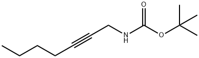 Carbamic acid, 2-heptynyl-, 1,1-dimethylethyl ester (9CI) Struktur