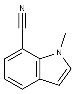 1H-Indole-7-carbonitrile,1-methyl- Struktur