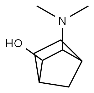 Bicyclo[2.2.1]heptan-2-ol, 3-(dimethylamino)-, (exo,exo)- (9CI) Struktur