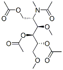 2-(Acetylmethylamino)-1-O,4-O,5-O-triacetyl-3-O,6-O-dimethyl-2-deoxy-D-glucitol Struktur