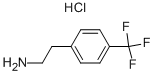 2-(4-TRIFLUOROMETHYL-PHENYL)-ETHYLAMINE HYDROCHLORIDE
 Struktur