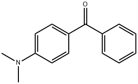 4-(ジメチルアミノ)ベンゾフェノン 化学構造式