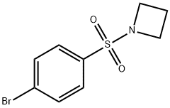 1-(4-溴苯基磺酰)吖丁啶 结构式