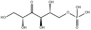 arabino-3-hexulose-6-phosphate Struktur