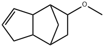 3a,4,5,6,7,7a-ヘキサヒドロ-5-メトキシ-4,7-メタノ-1H-インデン 化学構造式