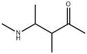 2-Pentanone, 3-methyl-4-(methylamino)- (9CI) Struktur