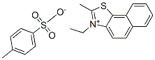 3-ethyl-2-methylnaphtho[2,1-d]thiazolium toluene-p-sulphonate Structure