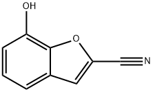 2-Benzofurancarbonitrile,  7-hydroxy- Structure