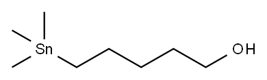 5-(Trimethylstannyl)-1-pentanol Structure