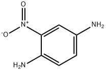 2-ニトロ-1,4-フェニレンジアミン 化学構造式