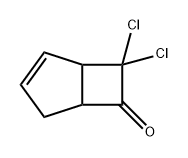 7,7-二氯二环[3.2.0]庚-2-烯-6-酮, 5307-99-3, 结构式
