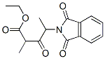 ethyl 4-(1,3-dioxoisoindol-2-yl)-2-methyl-3-oxo-pentanoate Struktur