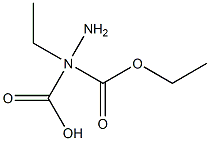 1,1-Hydrazinedicarboxylic acid diethyl ester Structure