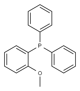 对茴香基二苯基膦 结构式