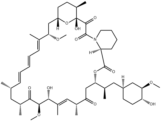 雷帕霉素, 53123-88-9, 结构式