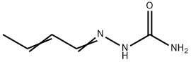 Crotonaldehyde semicarbazone Struktur